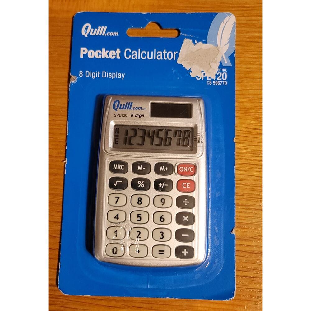 Quill Pocket Calculator SPL120